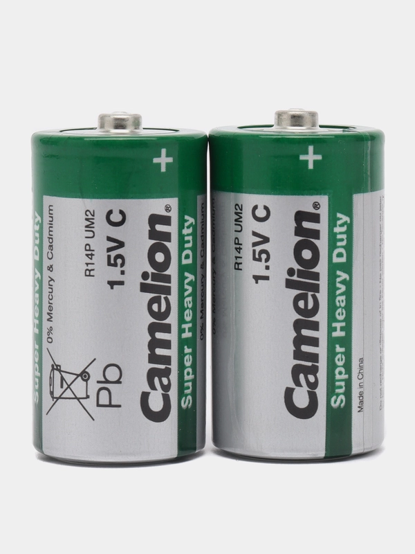 Батарейки Camelion R14 (C), 2 шт