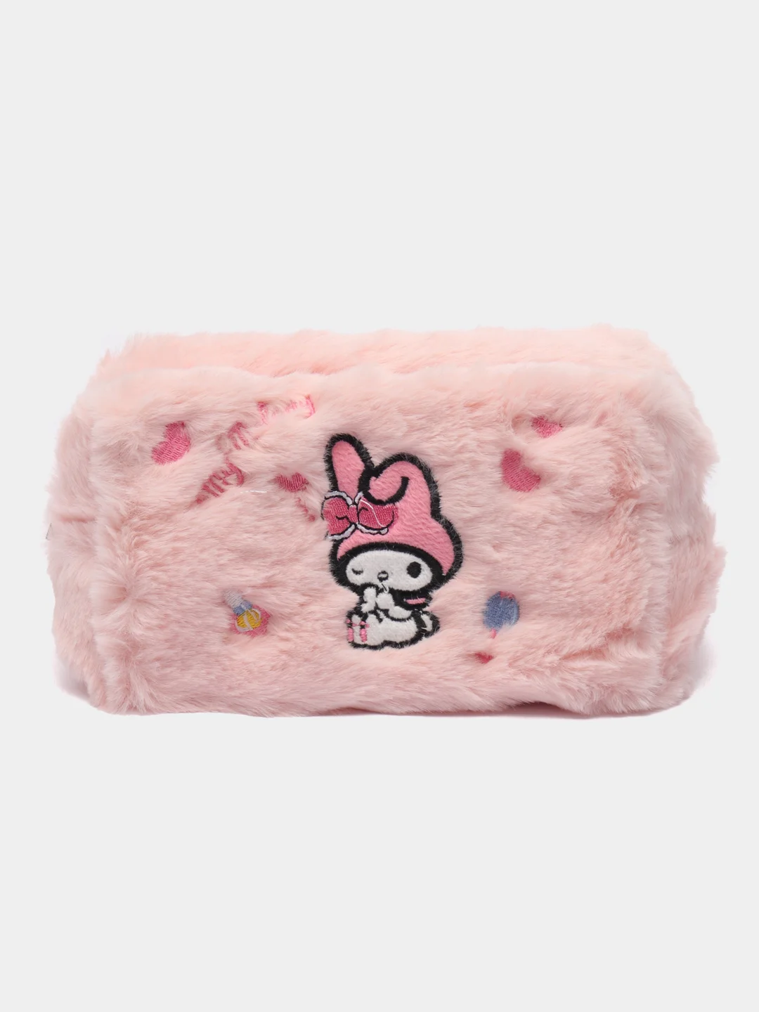 Розовый пенал-косметичка Kuromi My Melody, школьный, аниме