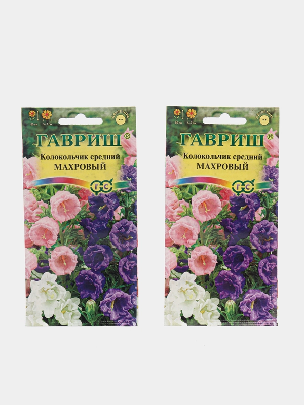 Семена "Колокольчик средний Махровый", смесь 0,05 г, Гавриш, цветочная коллекция