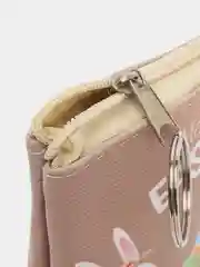 Бежевый женский кошелек/монетница/для подарка/ключница/для наушников