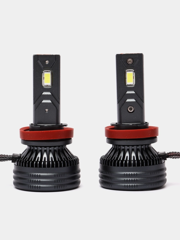 Светодиодные автомобильные LED лампы 110W, разъемы H4, H7, H11, комплект 2шт