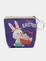 Фиолетовый женский кошелек/монетница/для подарка/ключница/для наушников