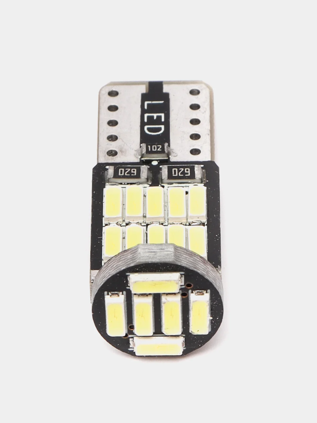 Светодиодные габаритные LED лампочки 2 шт лампы/огни/габаритки T10/W5W, белый цвет, 810Lm