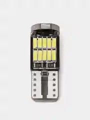 Светодиодные габаритные LED лампочки 2 шт лампы/огни/габаритки T10/W5W, белый цвет, 810Lm