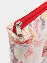 Белый косметичка, подарок балерине, фигуристке, гимнастке / сумочка для косметики, разные принты