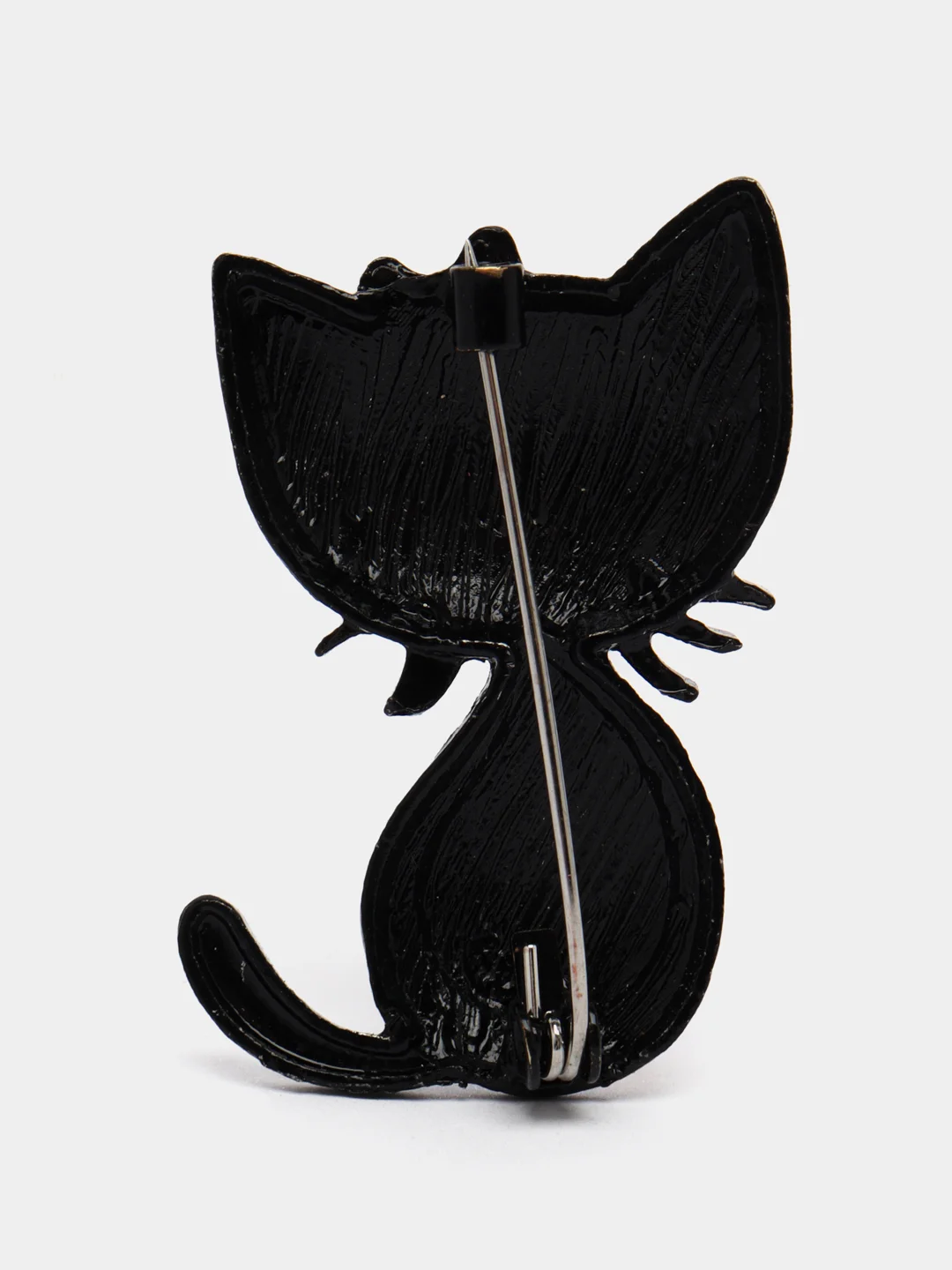 Индиго брошь женская "Кошка"