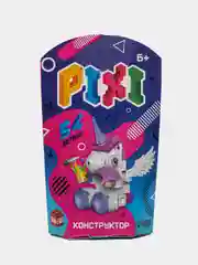 Розовый конструктор для девочек Единорог, Pixi