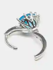 Лазурный серьги женские