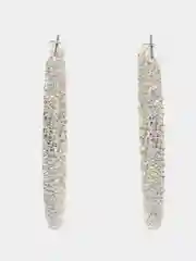 Серебряный серьги женские, круглые