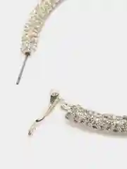 Серебряный серьги женские, круглые