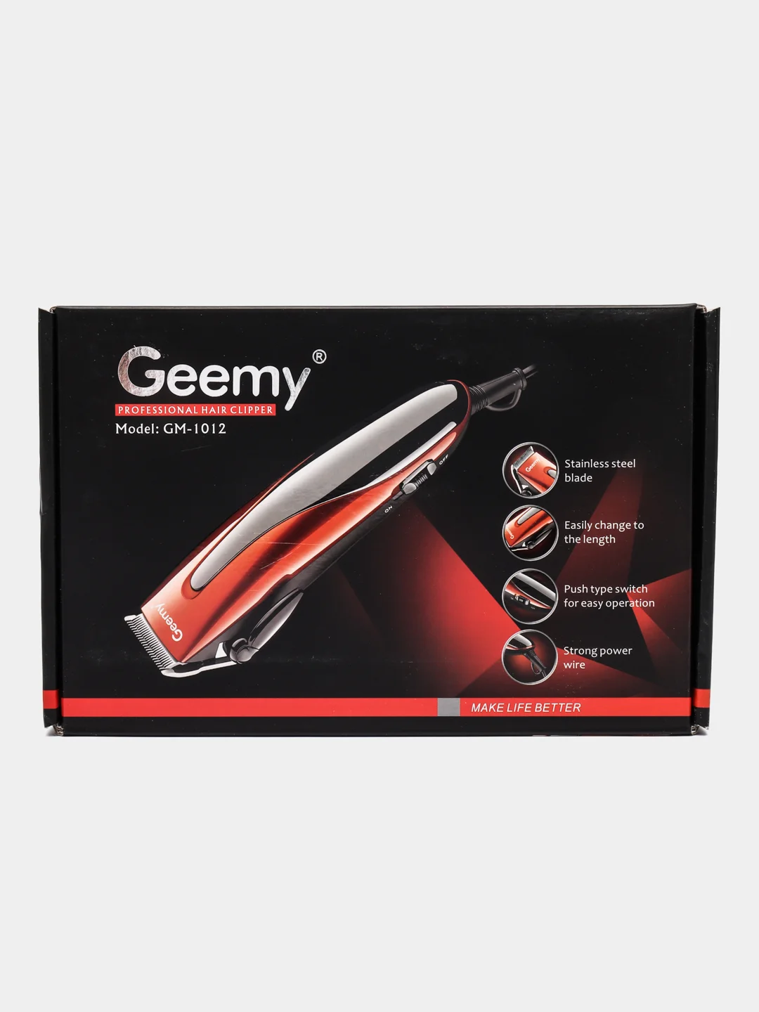 Машинка для стрижки волос GEEMY 1012, проводная