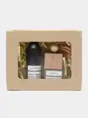 Белый подарочный набор ароматизатора воздуха "Бочонок" и арома масло для заправки для автомобиля