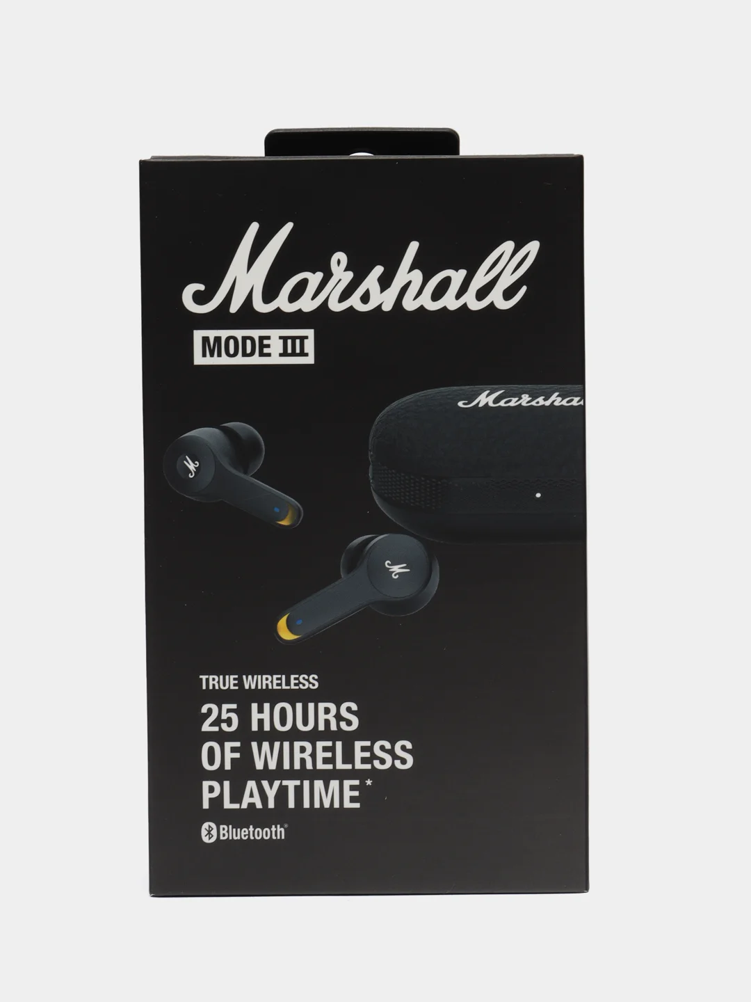 Черный беспроводные Bluetooth наушники TWS с сенсором Marshall, зарядка на день, на сутки, с кейсом