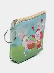 Зеленый женский кошелек/монетница/для подарка/ключница/для наушников