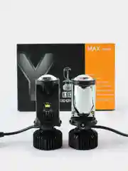 Светодиодная Led лампa Y6D MAX, мини линзы FAROCARO 70Вт H4