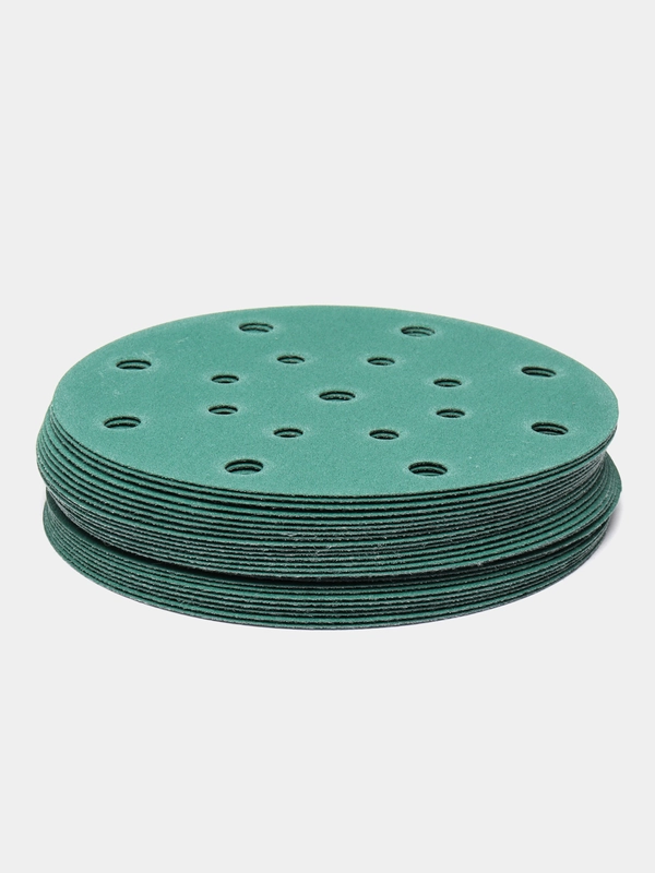 Круг абразивный шлифовальный "Polyester Film Sandpaper" Р180 (150мм, 25шт)  EL-APF0180