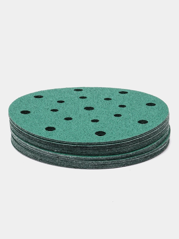 Круг абразивный шлифовальный "Polyester Film Sandpaper" Р80 (150мм, 25шт)  EL-APF0080