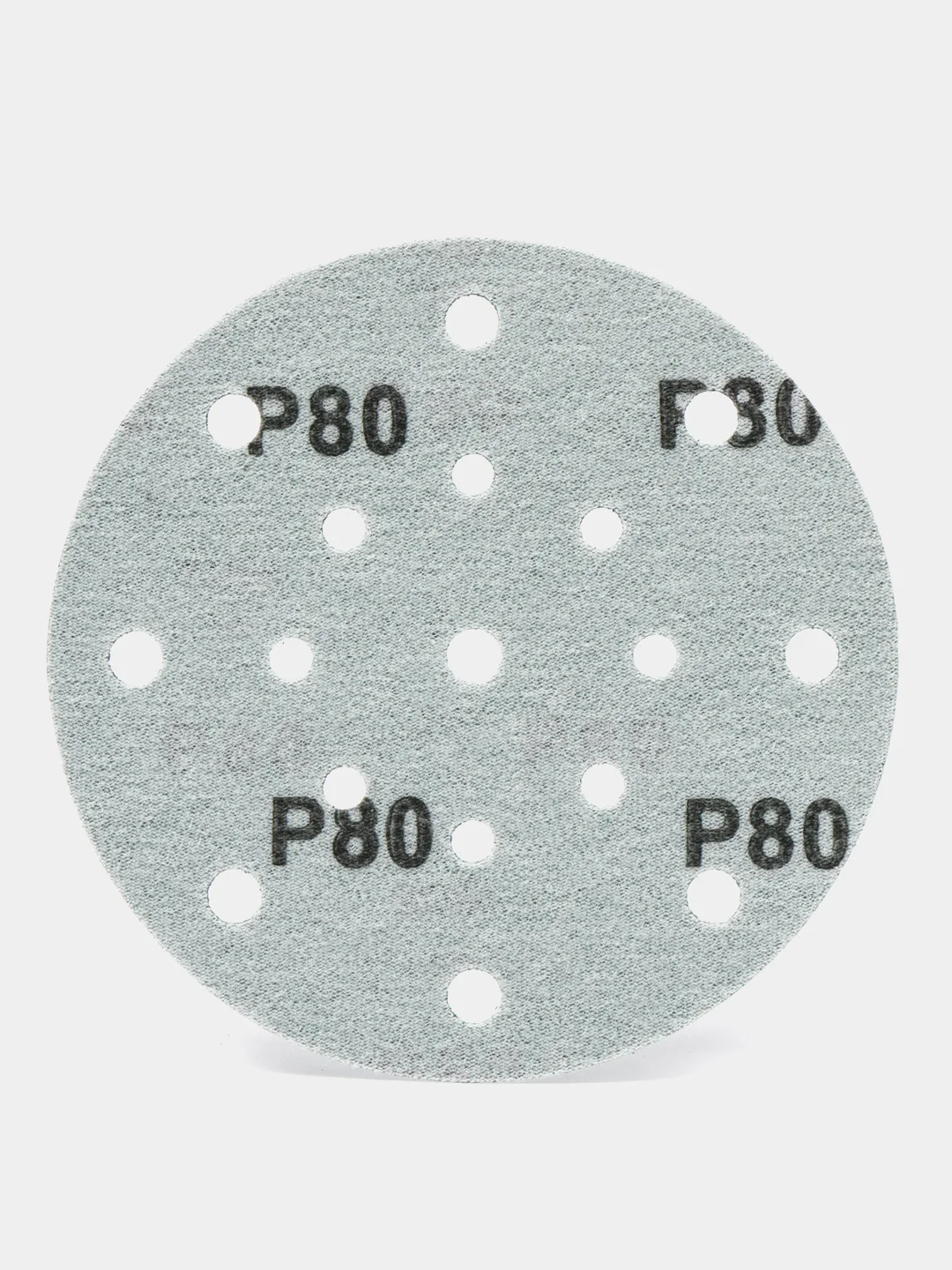 Круг абразивный шлифовальный "Polyester Film Sandpaper" Р80 (150мм, 25шт)  EL-APF0080