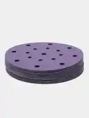 Круг абразивный шлифовальный "Purple Sandpaper" auto Р120 (150мм, 25шт)  EL-APS0120