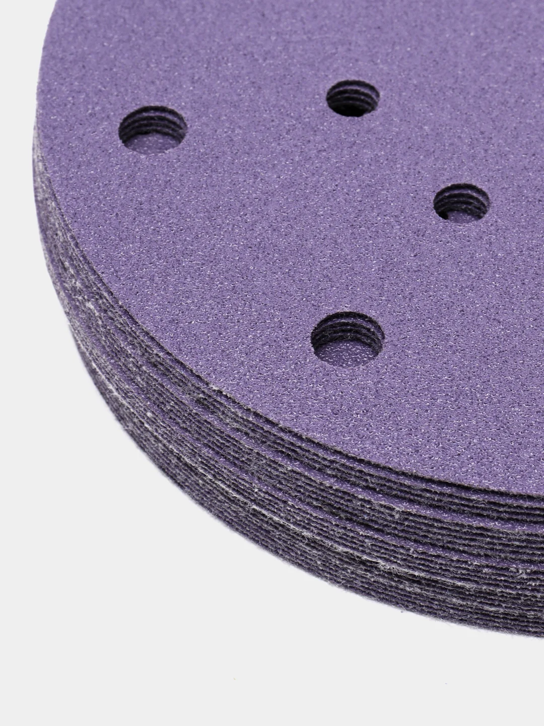 Круг абразивный шлифовальный "Purple Sandpaper" auto Р120 (150мм, 25шт)  EL-APS0120