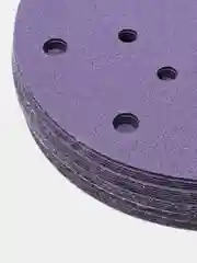 Круг абразивный шлифовальный "Purple Sandpaper" auto Р120 (150мм, 25шт)  EL-APS0120
