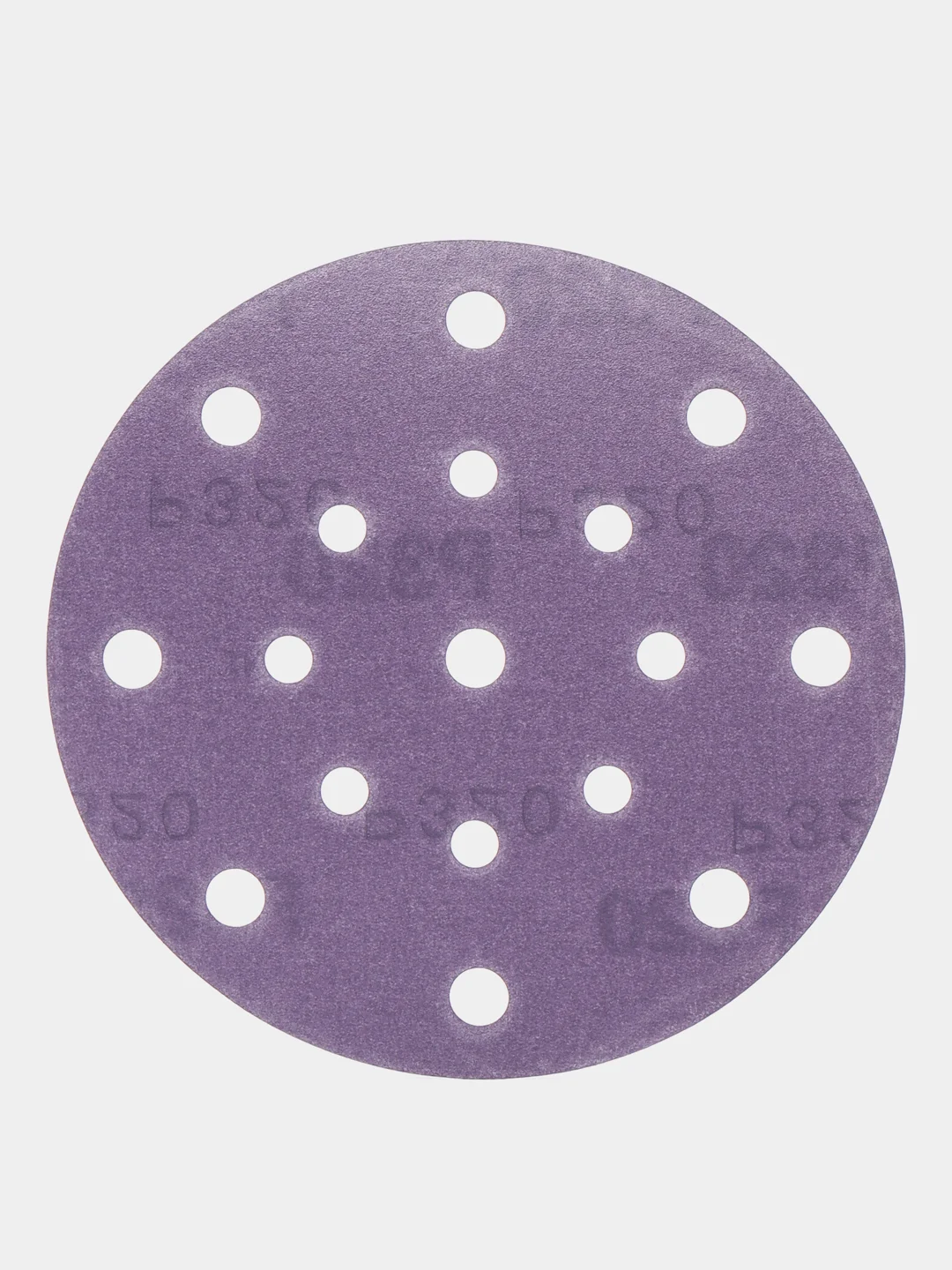 Круг абразивный шлифовальный "Purple Sandpaper" auto Р320 (150мм, 25шт)  EL-APS0320