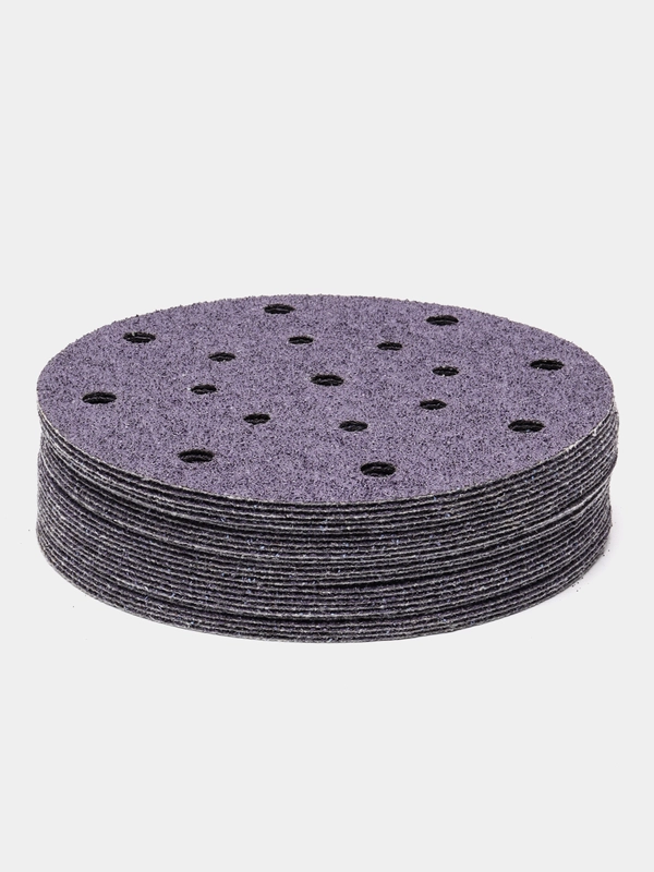 Круг абразивный шлифовальный "Purple Sandpaper" auto Р40 (150мм, 25шт)  EL-APS0040