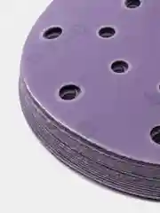Круг абразивный шлифовальный "Purple Sandpaper" auto Р400 (150мм, 25шт)  EL-APS0400