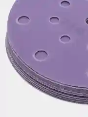 Круг абразивный шлифовальный "Purple Sandpaper" auto Р600 (150мм, 25шт)  EL-APS0600
