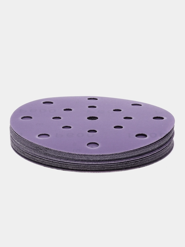 Круг абразивный шлифовальный "Purple Sandpaper" auto Р600 (150мм, 25шт)  EL-APS0600