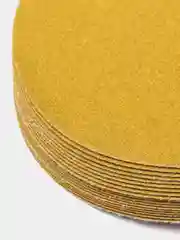 Круг абразивный шлифовальный под липучку "Yellow Sandpaper" Р120 (150мм, 25шт)  EL-AYS0120