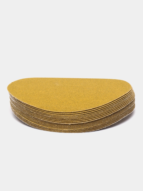 Круг абразивный шлифовальный под липучку "Yellow Sandpaper" Р120 (150мм, 25шт)  EL-AYS0120