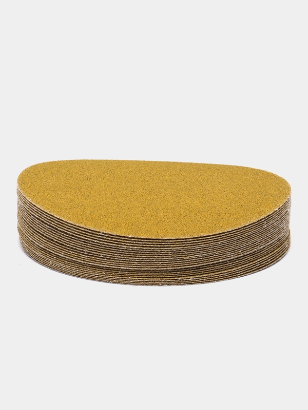 Круг абразивный шлифовальный под липучку "Yellow Sandpaper" Р80 (150мм, 25шт)  EL-AYS0080