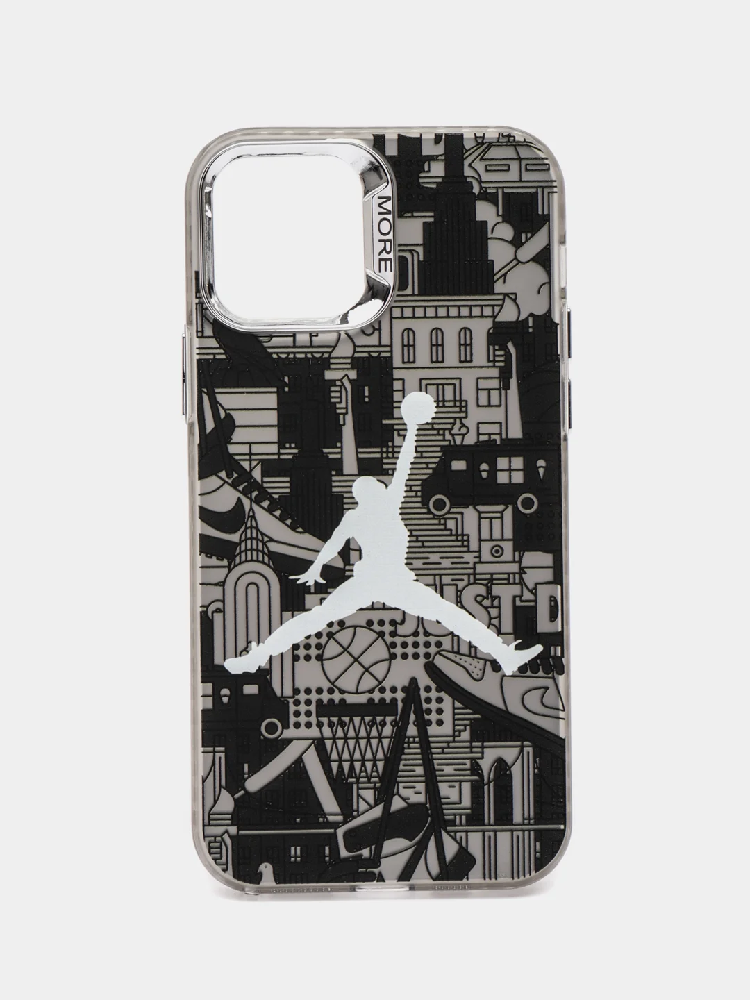 Угольный чехол для айфон (iPhone) 13, 12, 11, 14, 15 16 Pro Max, 7, 8 Plus, X / XS, XR, силиконовый