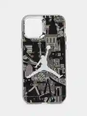 Угольный чехол для айфон (iPhone) 13, 12, 11, 14, 15 16 Pro Max, 7, 8 Plus, X / XS, XR, силиконовый