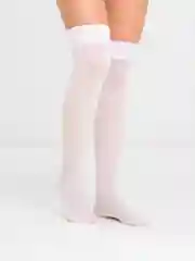 Белый чулки женские, гольфы выше колена, черные и белые