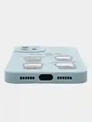 Бежевый меланж чехол для iPhone 11 12 13 14 15 Pro Max 7 8 XR X XS Plus mini с принтом айфон
