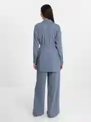 Костюм  атласный брючный