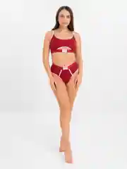 Бордовый женское белье