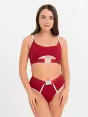 Бордовый женское белье