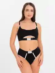 Черный женское белье