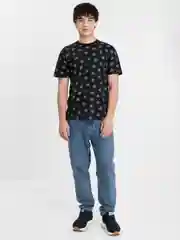 Черный футболка мужская