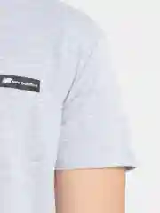 Серый меланж футболка с логотипом New Balance