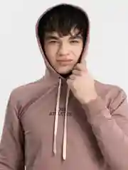 Кремовый худи мужское без флиса