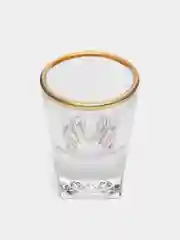 Золотой набор стопок "Drink" 6 шт 20 мл, 50 мл стекло