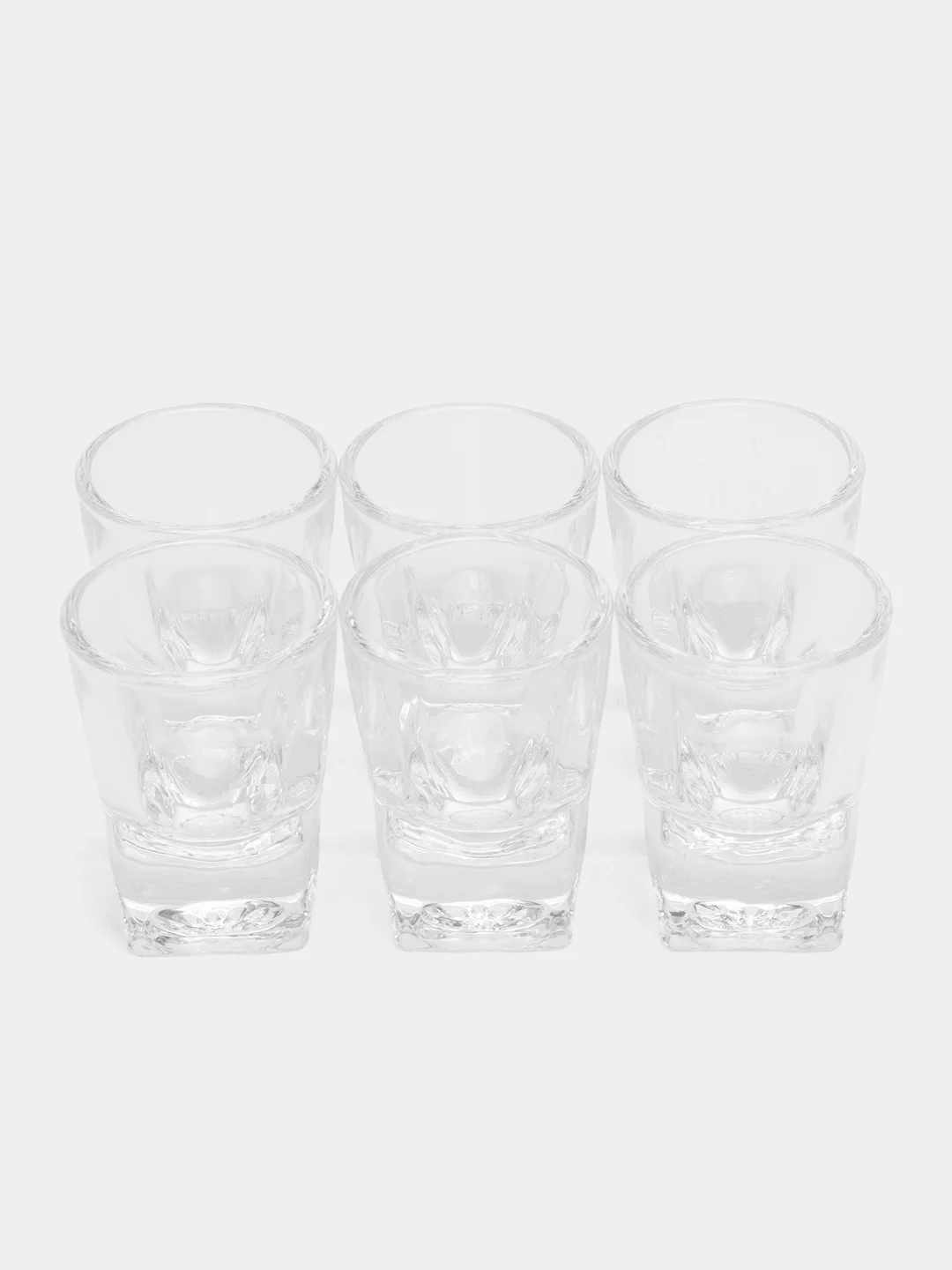 Прозрачный набор стопок "Drink" 6 шт 20 мл, 50 мл стекло