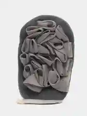 Серый мочалка рукавица для тела