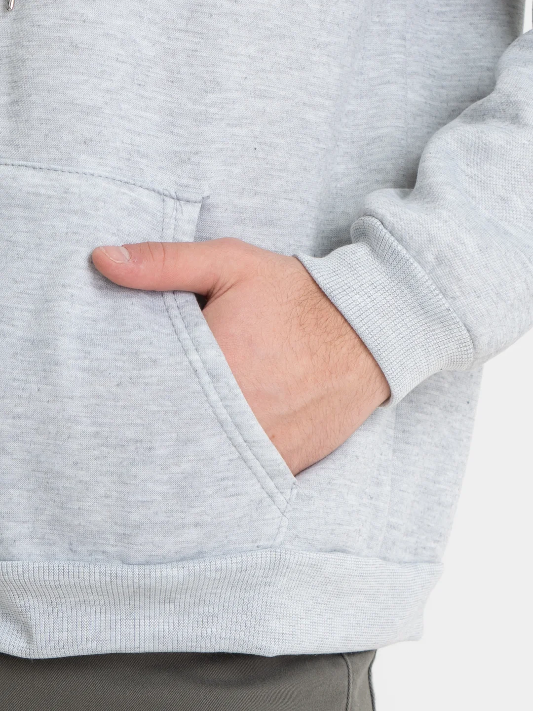 TrendD / Худи мужское серое Unisex