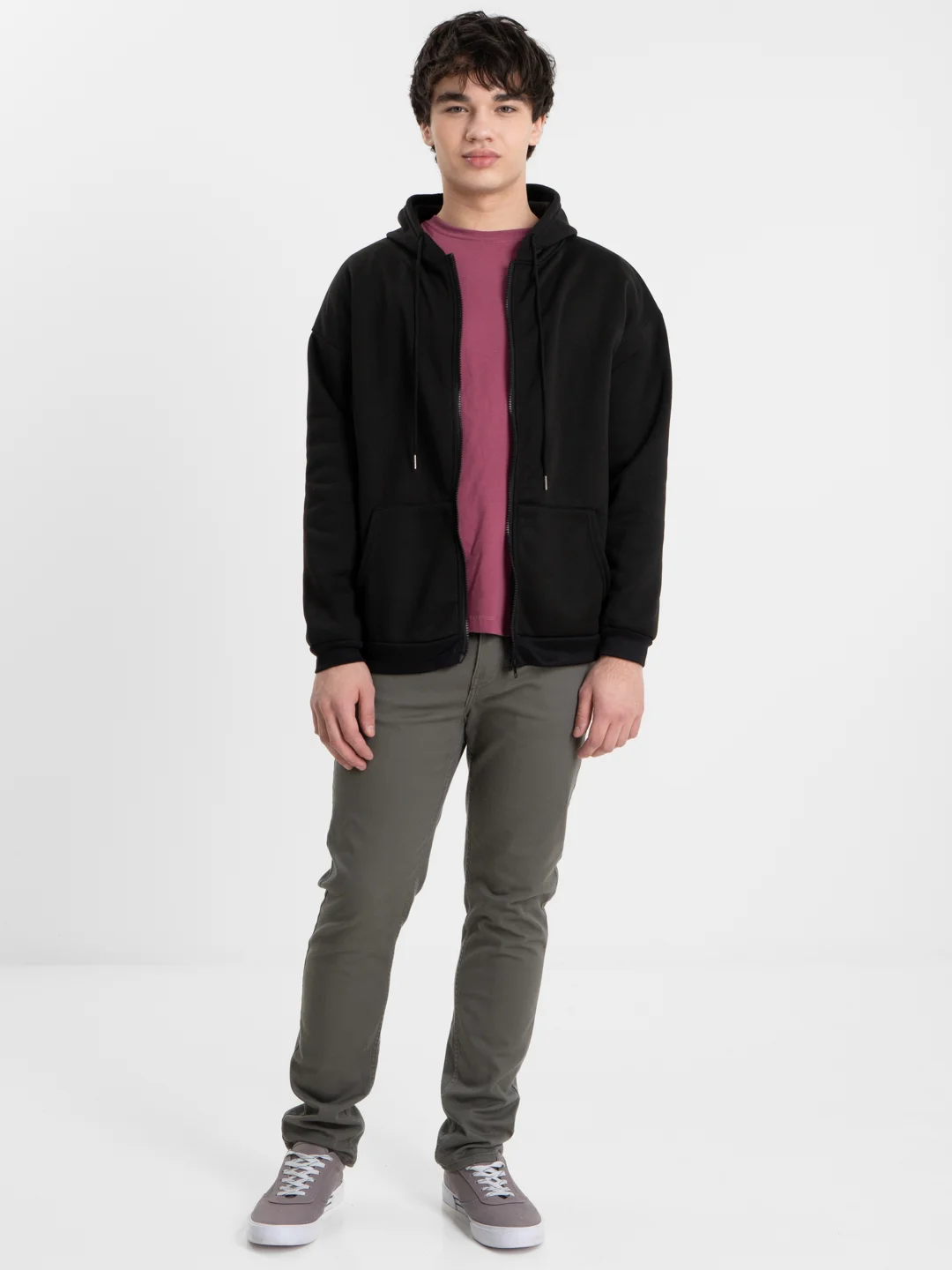 TrendD / Худи мужское черное Unisex