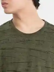 Оливковый футболка мужская из хлопка